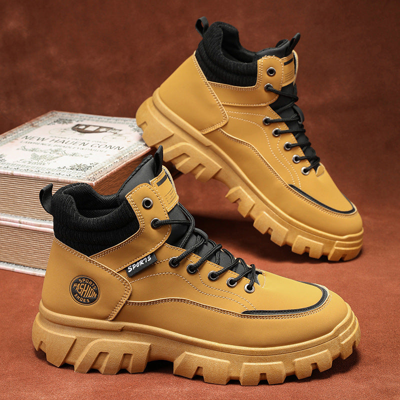 Damen Sportliche High-Top Sneakers mit rutschfester Sohle und dämpfendem Profil EB