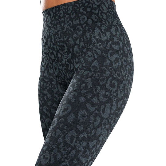 Damen Kompressions-Leggings mit elegantem Tierdruck EB
