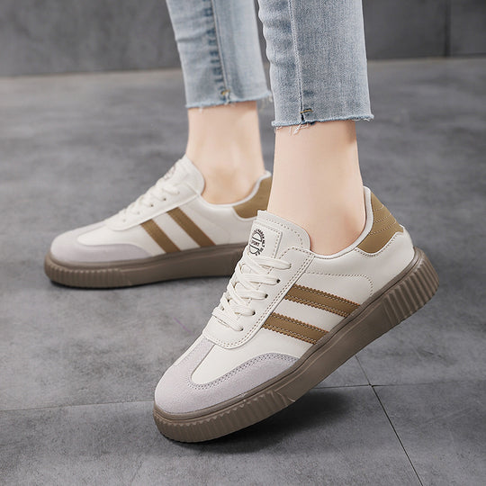 Damen Alltags-Sneakers mit rutschfester Gummisohle und atmungsaktivem Obermaterial EB