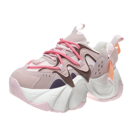Damen Sportliche Chunky Sneakers mit trendiger Silhouette und bequemer Dämpfung EB