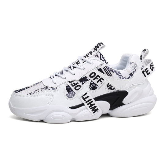 Damen Sportliche Chunky Sneakers mit einzigartigem Design und atmungsaktiver Oberflächenstruktur EB