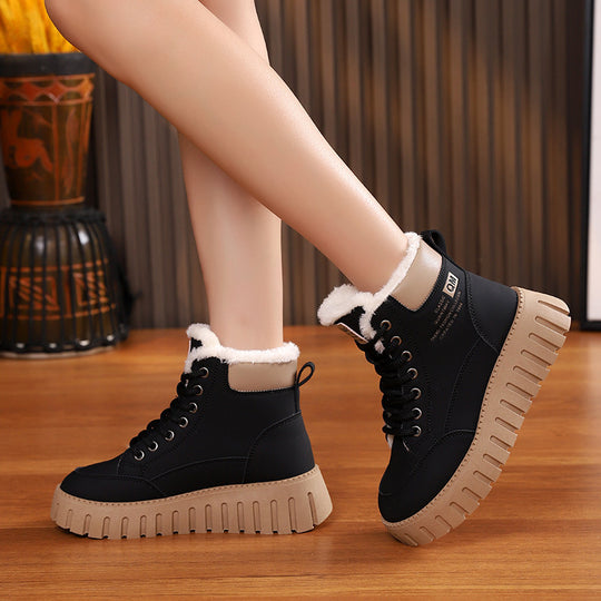 Damen Sportliche Winterstiefel mit kuscheligem Futter und rutschfester Sohle EB