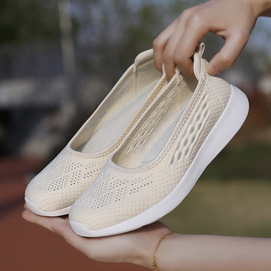 Damen Atmungsaktive und flexible Ballerinas EB