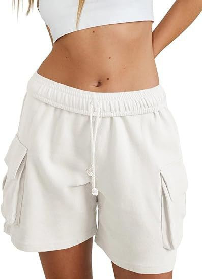 Damen lässige Freizeithose mit komfortablem Gummibund und praktischen Seitentaschen EB