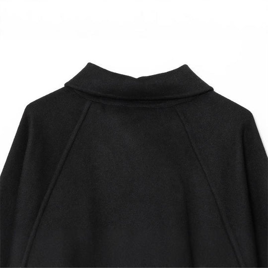 Damen modische Jacke mit asymmetrischem Schnitt und lässigem Reißverschluss EB