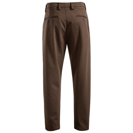 Herren Chinohose mit verstellbarem Bund und Faltenstruktur EB