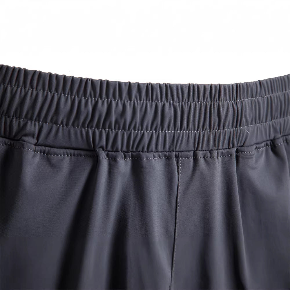 Herren nan atmungsaktive Trainingsshorts mit elastischem Bund und Seitentaschen EB