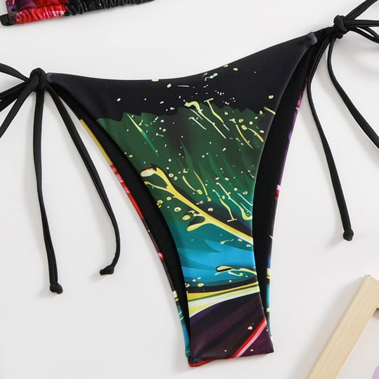 Damen Bikini-Set mit länglichem Rock EB