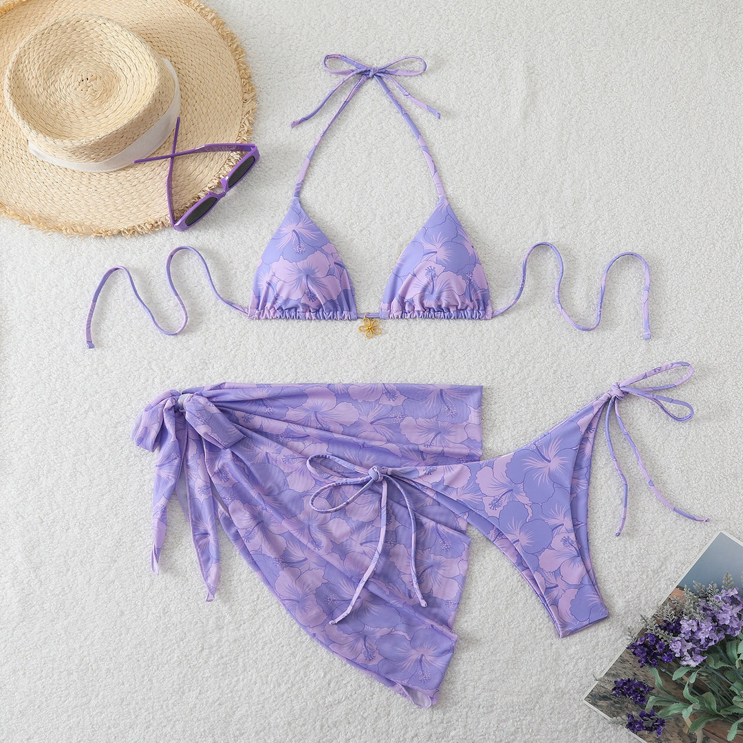 Damen Blumenmuster Bikiniset EB