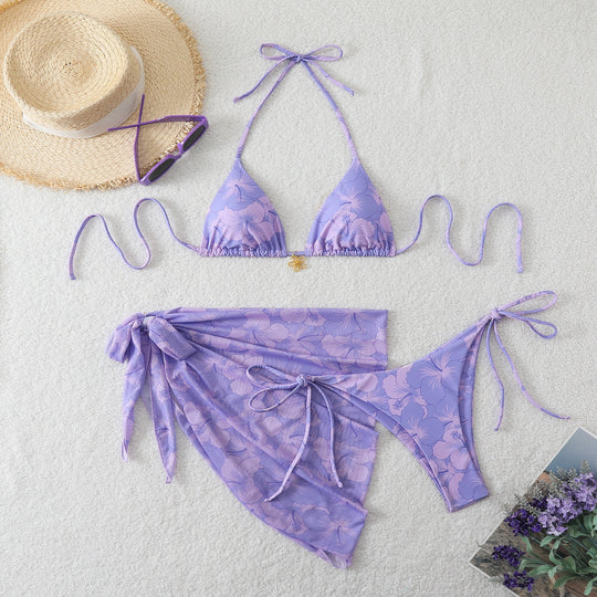 Damen Blumenmuster Bikiniset EB