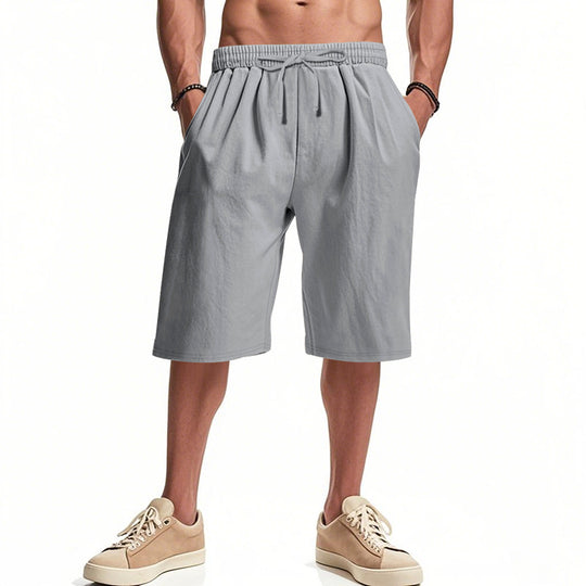 Herren bequeme Cargo-Shorts mit elastischem Bund und großzügigen Taschen EB