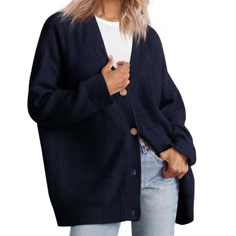 EB | Klassische Strick-Strickjacke für Alltag