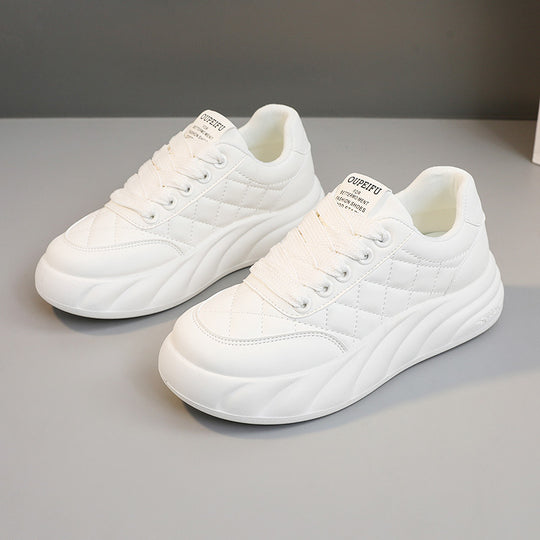Damen modische Sneakers mit gepolstertem Sohlenprofil und stilvollem Obermaterial EB