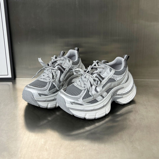 Damen Sportliche Fitness-Sneaker mit überlegener Dämpfung und atmungsaktiver Struktur EB