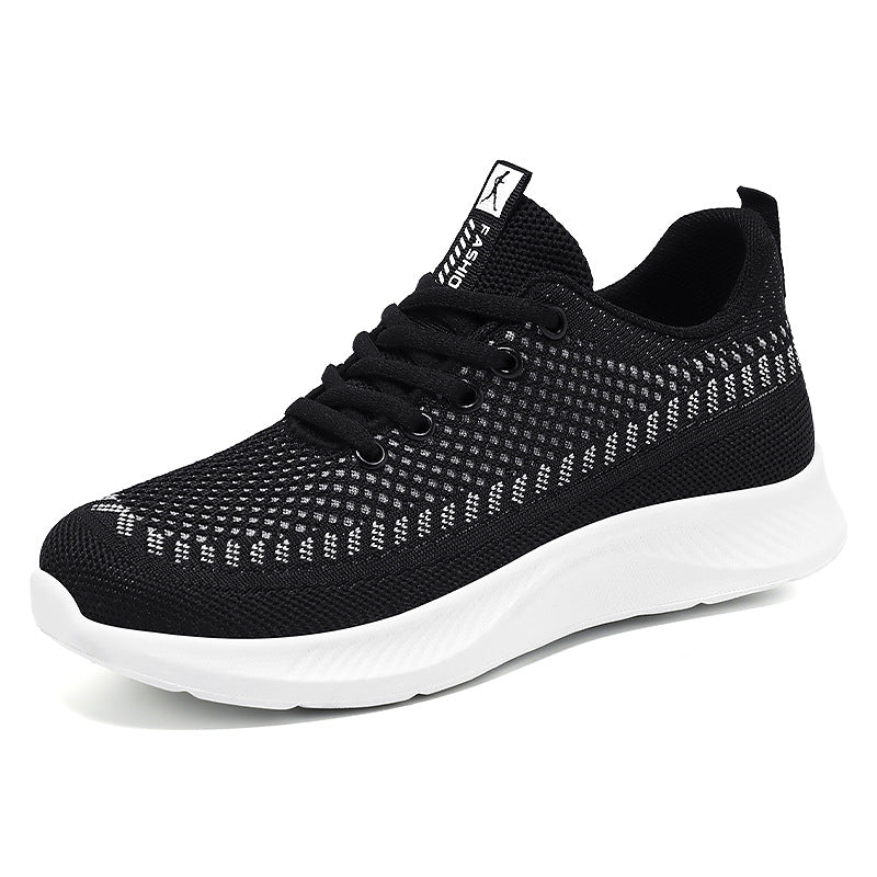 Damen Sportliche und atmungsaktive Sneakers mit rutschfester Sohle EB
