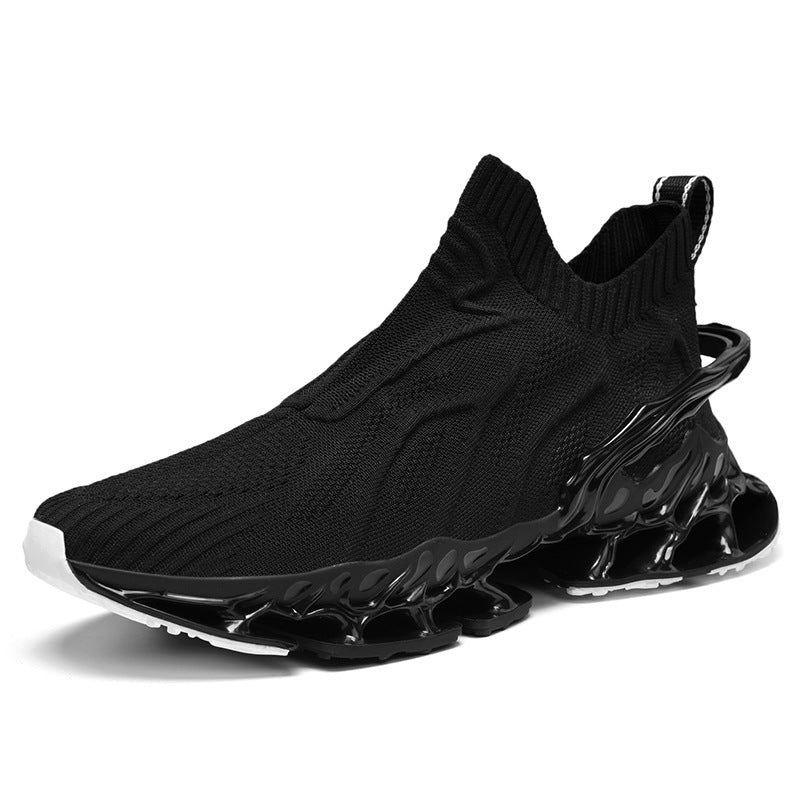 Damen hochentwickelte Sneaker mit nahtlosem Strick-Obermaterial und innovativem Sohlenprofil EB
