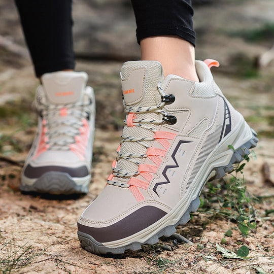 Damen Hohe Outdoorschuhe mit rutschfester Sohle und robustem Obermaterial EB