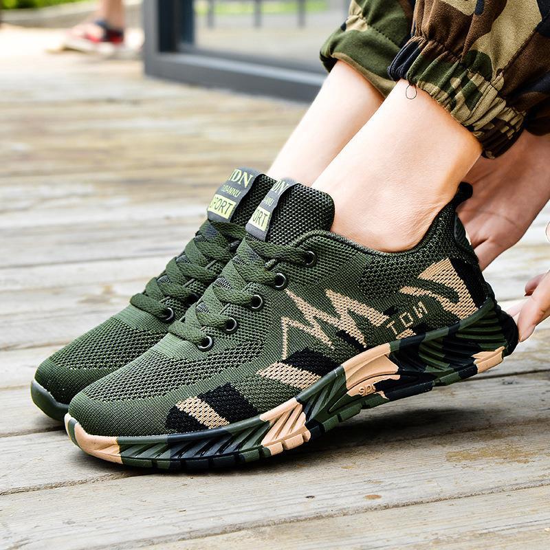 Damen Sportliche Outdoor-Sneaker mit rutschfester Sohle und atmungsaktivem Obermaterial EB