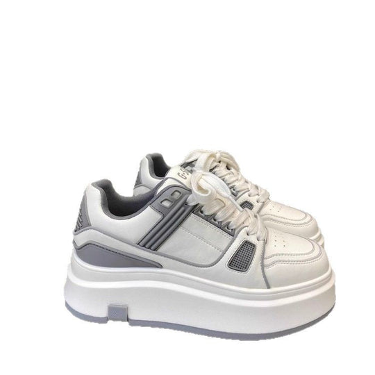 Damen Plattform-Sneaker mit modischem Design und bequemer Dämpfung EB