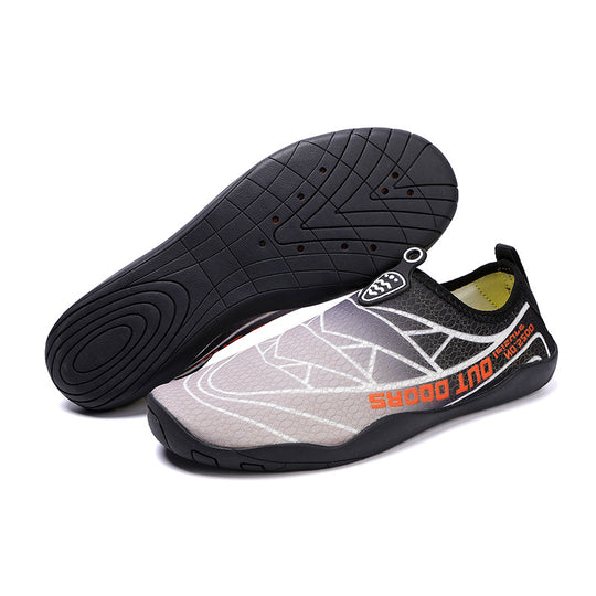 Damen Aqua-Freizeitschuhe mit elastischem Obermaterial und rutschfester Sohle EB