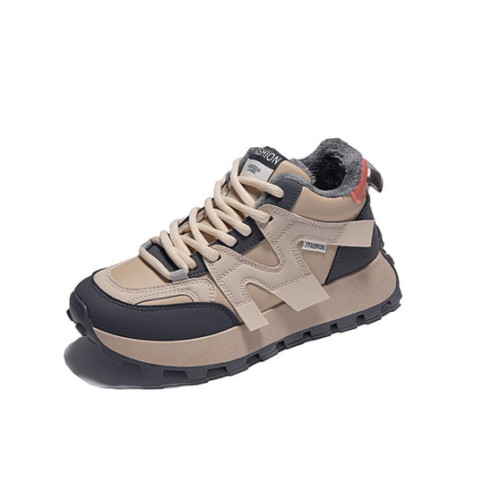 Damen Sportliche Sneakers mit kuscheligem Innenfutter und rutschfester Sohle EB