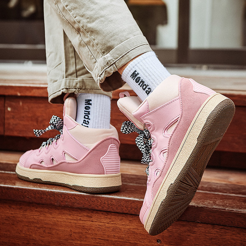 Damen Sportliche High-Top Sneakers mit elastischem Schnürsystem EB