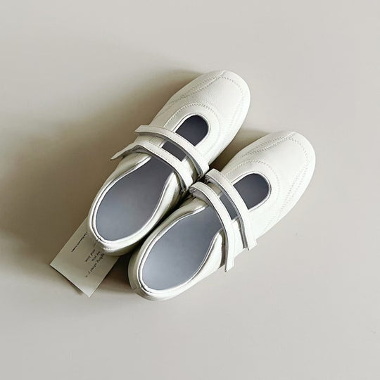 Damen Ballerina-Slipper mit verstellbarem Riemen und komfortablem Innenfutter EB