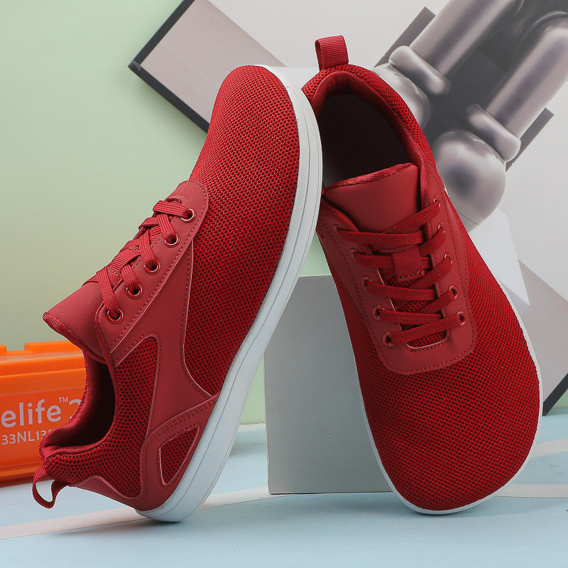 Damen Leichte Freizeitsneaker mit atmungsaktivem Obermaterial und rutschfester Sohle EB