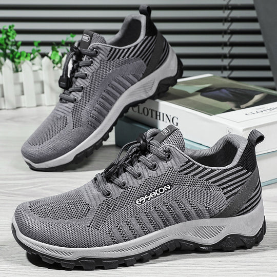 Damen Sportliche Mesh-Laufschuhe mit elastischem Schnürsystem EB