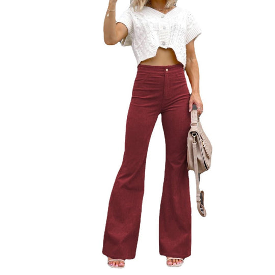 Damen Flared Jeans mit hohem Bund und figurformendem Schnitt EB