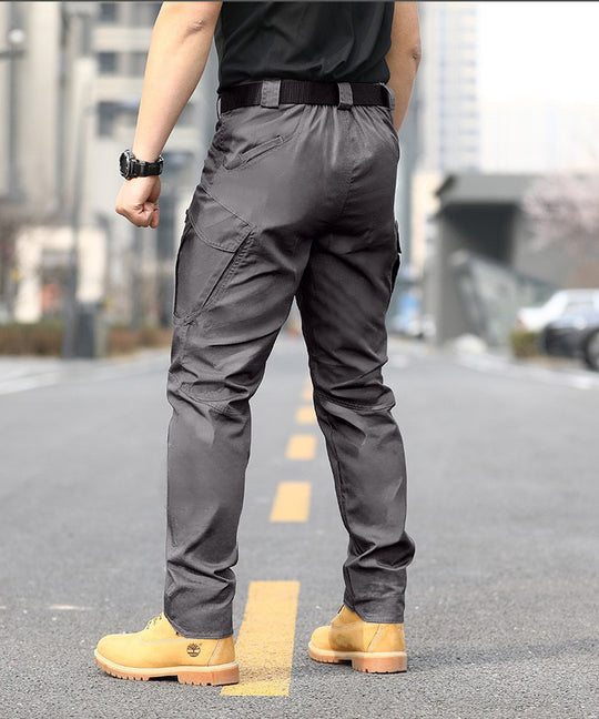Herren Cargo-Hose mit verstellbarem Bund und tiefen Seitentaschen EB