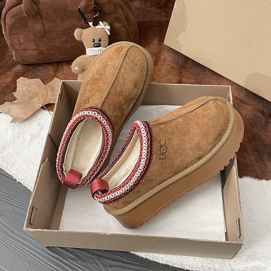 Damen Komfortable Clogs mit modischem Rand und rutschfester Sohle EB