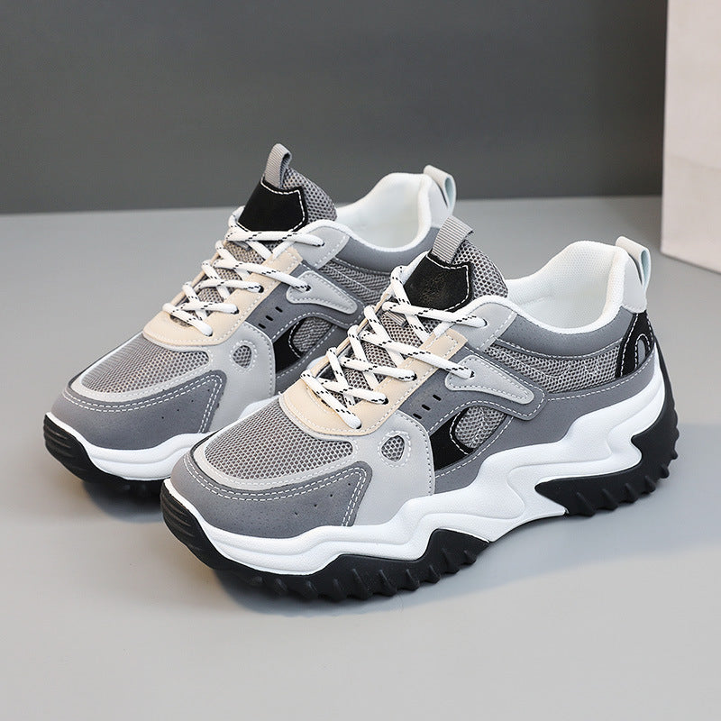 Damen Sportliche Sneakers mit atmungsaktiver Netzstruktur und griffiger Sohle EB