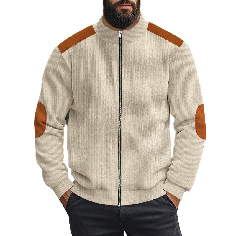Herren Sportliche Jacke mit Reißverschluss und modischen Akzenten EB