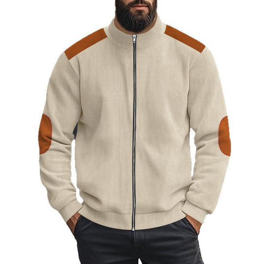 Herren Sportliche Jacke mit Reißverschluss und modischen Akzenten EB