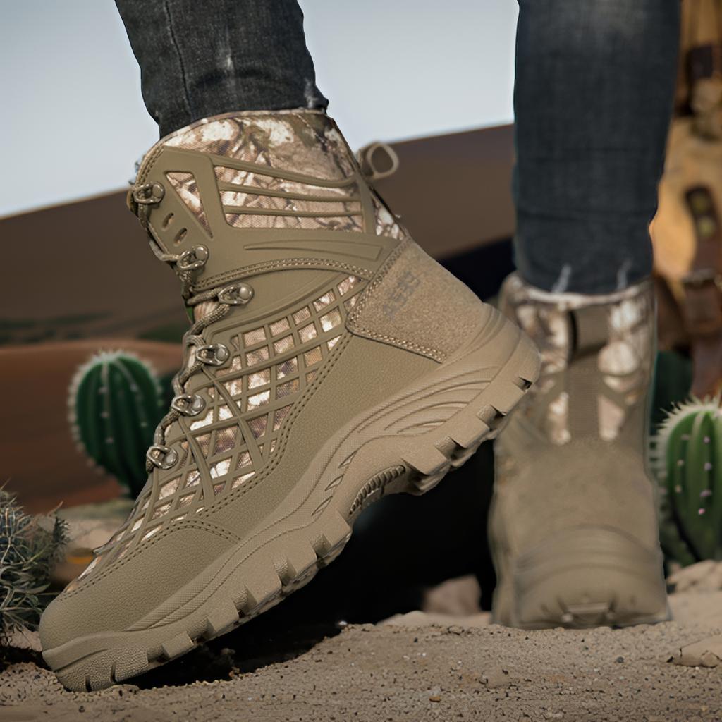 Herren Hochfunktionale Trekkingboots mit verstärktem Knöchelschutz und rutschfester Sohle EB