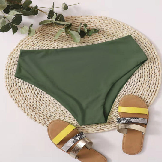 Damen Hochgeschnittener Bikini-Slip mit bequemem Bund EB