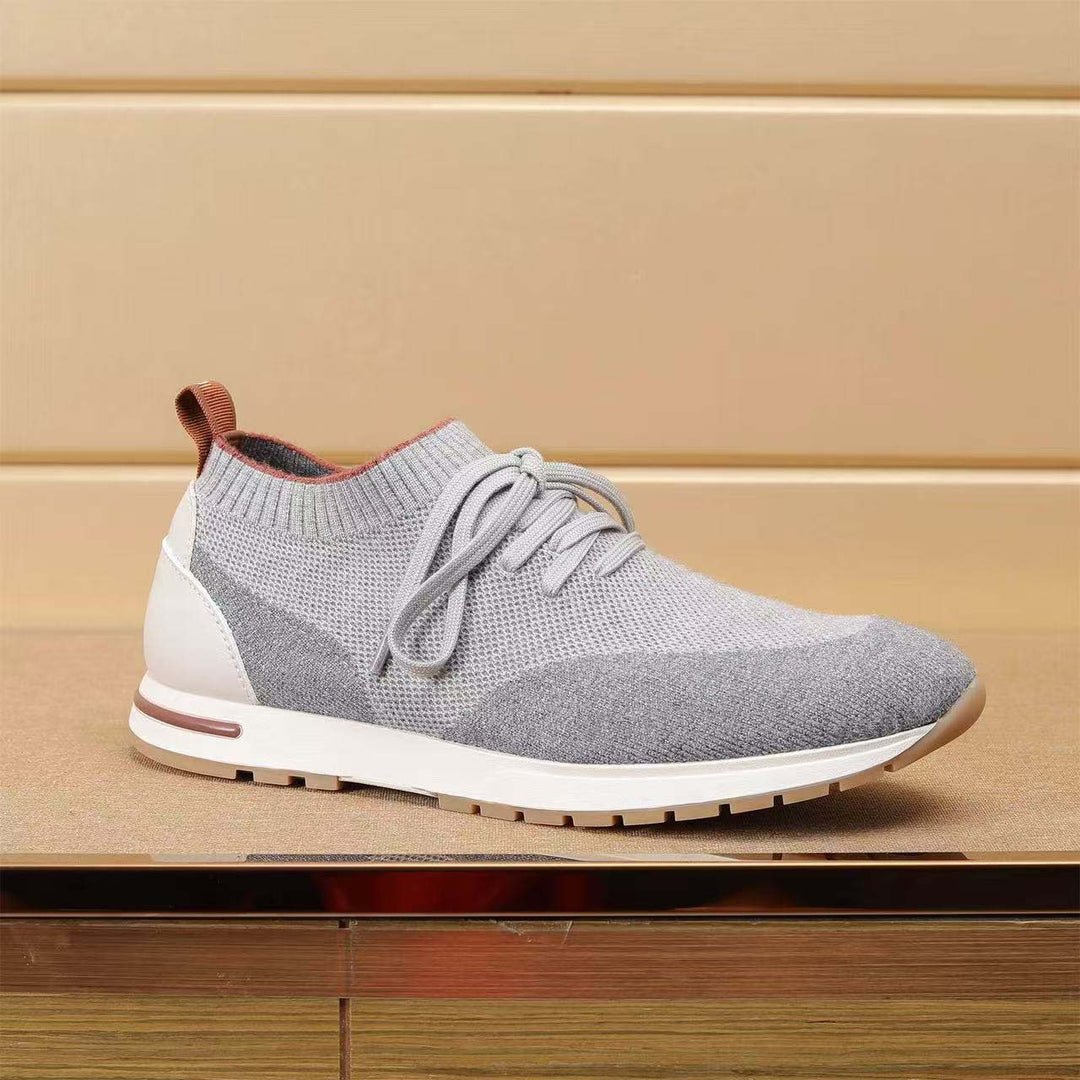 Damen Komfortable Sneaker mit atmungsaktiver Strick-Oberfläche EB