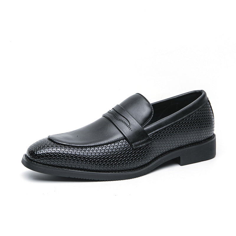 Damen Elegante Leder Slipper mit atmungsaktiver Oberflächenstruktur EB