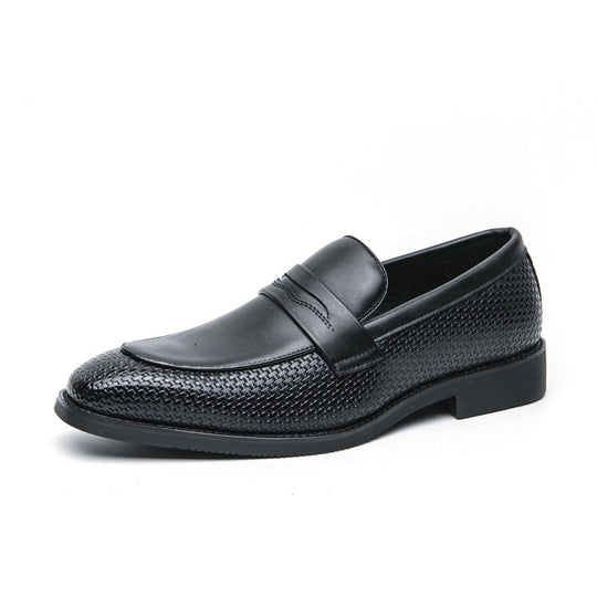 Damen Elegante Leder Slipper mit atmungsaktiver Oberflächenstruktur EB