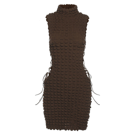 Damen Bodycon Kleid mit raffiniertem Strukturdesign EB