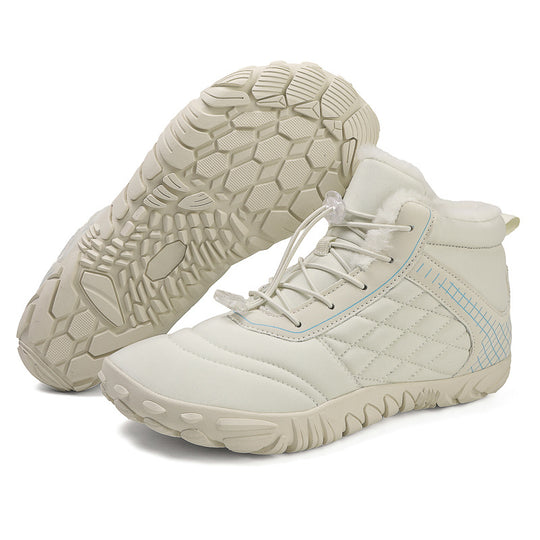 Damen Warme Outdoor-Stiefel mit rutschfester Sohle und praktischem Schnellschnürsystem EB