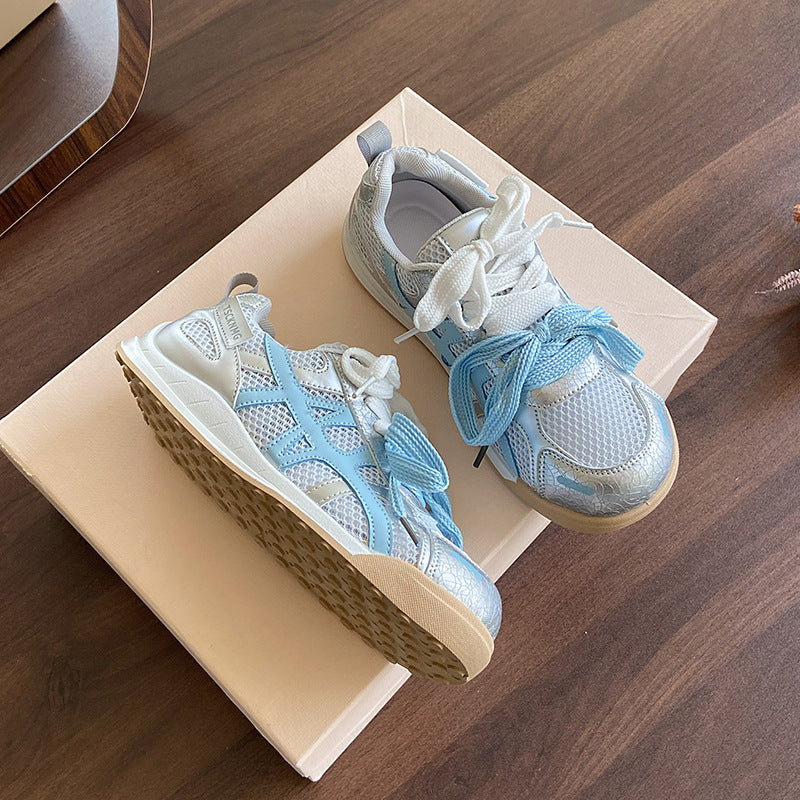 Damen Sportliche Netz-Sneaker mit atmungsaktiver Oberseite EB