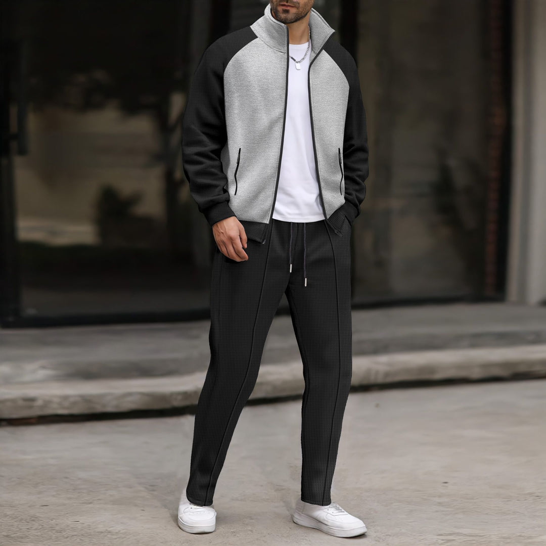 Herren Sportliche Trainingsjacke und Jogginghose Set EB