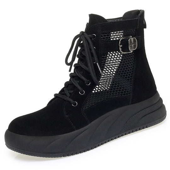 Damen Sportliche Sneakers mit atmungsaktiver Netzstruktur und flexibel dämpfendem Sohlenbereich EB