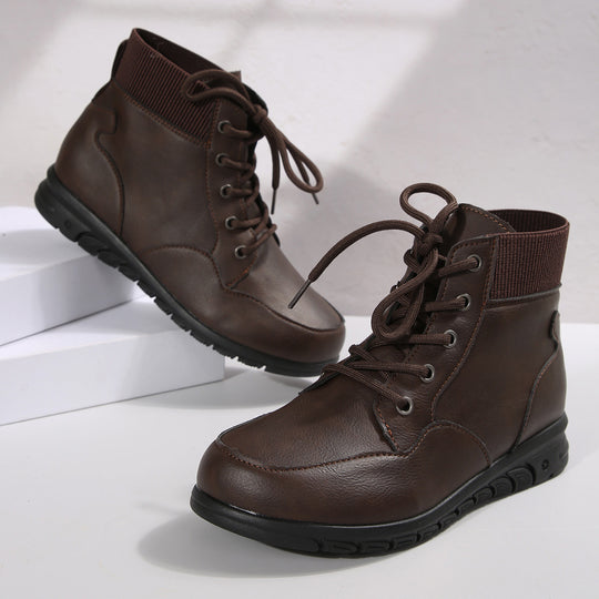 Damen Hochwertige Winterstiefel mit warmem Fleece-Futter und rutschfester Sohle EB