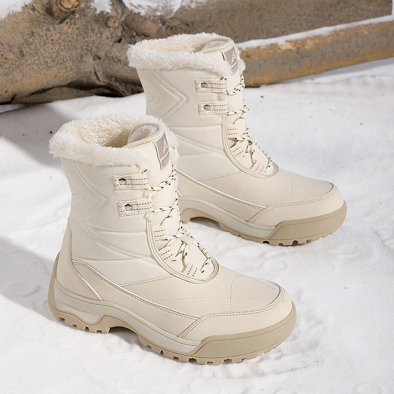 Damen Isolierte Winterstiefel mit rutschfester Sohle und kuscheligem Innenfutter EB