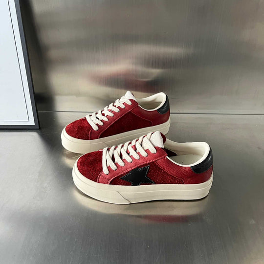 Damen Sportliche Sneaker aus veganem Wildleder mit atmungsaktiver Polsterung EB