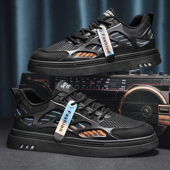 Damen Sportliche Lauf-Sneaker mit atmungsaktiven Mesh-Einsätzen und flexibler Sohle EB