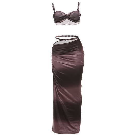 Damen Bikiniset mit elegantem Wickelrock EB